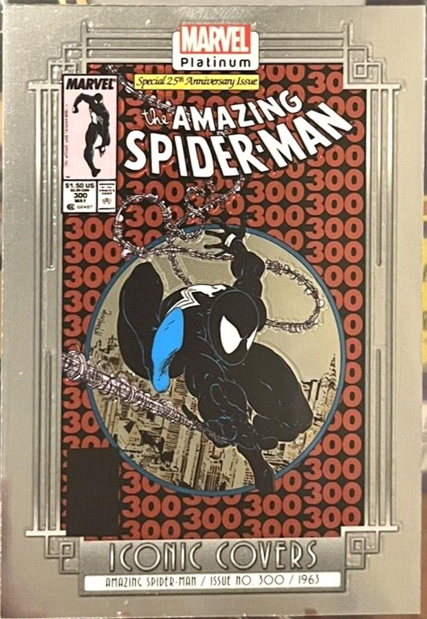 Amazing Spider-Man #IC08 Marvel 2023 Upper Deck Platinum Iconic Covers