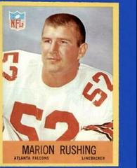 Marion Rushing #9 Football Cards 1967 Philadelphia Prices