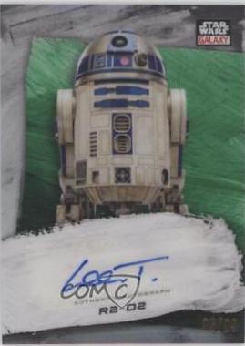 Lee Towersey [Green Refractor] #GA-LT Star Wars 2022 Topps Galaxy Chrome Autograph