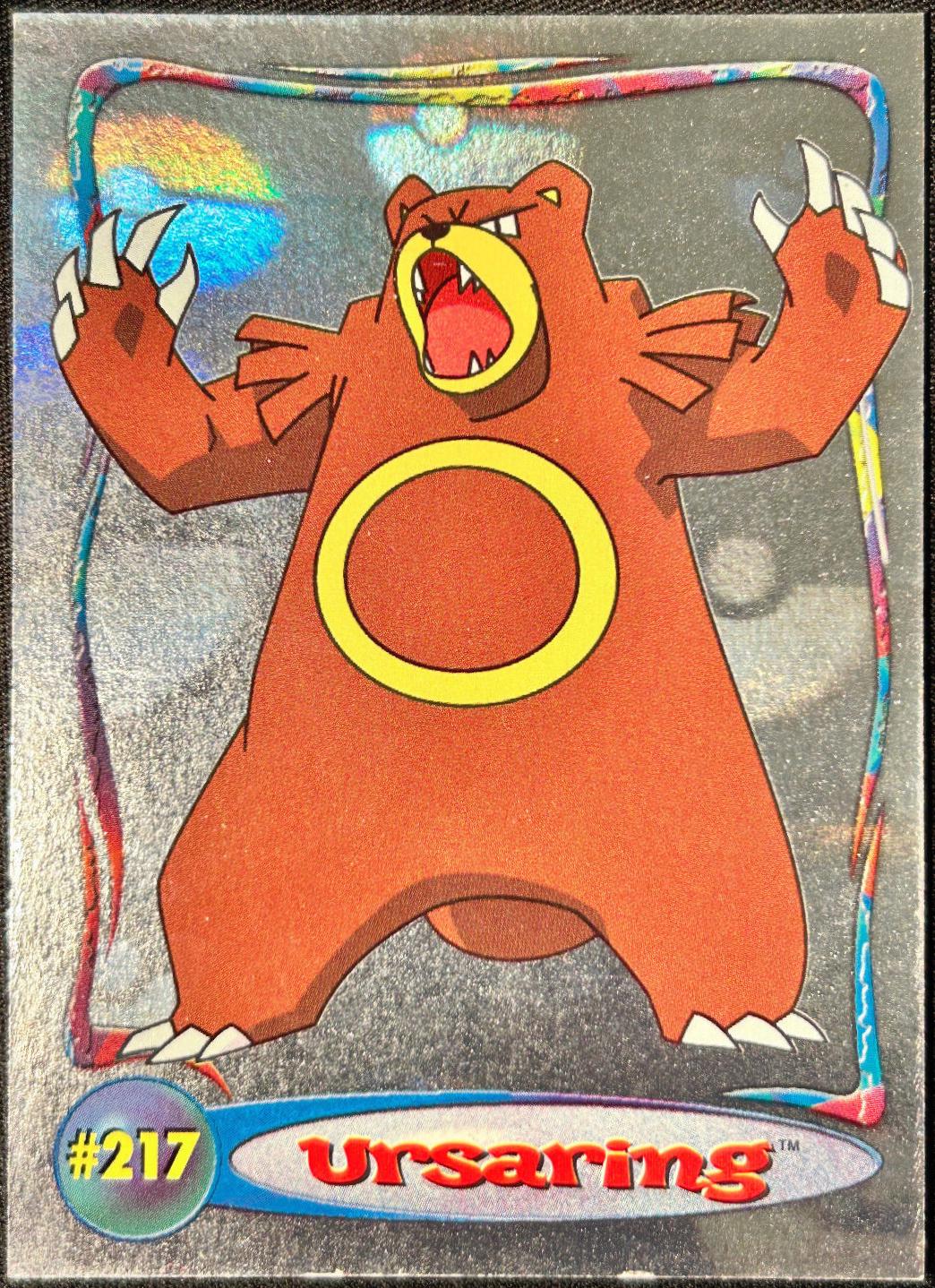 Ursaring #8 Pokemon 2001 Topps Johto Hologram