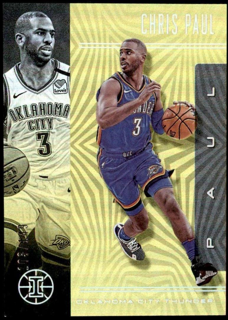 Chris Paul [Yellow] #3 Basketball Cards 2019 Panini Illusions