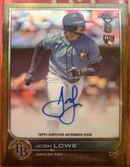 Josh Lowe [Gold] #BBA-JL Baseball Cards 2022 Topps Chrome Ben Baller Autographs Prices