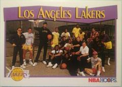 1991-92 NBA good Hoops #286 Los Angeles Lakers Team Card Basketball Card