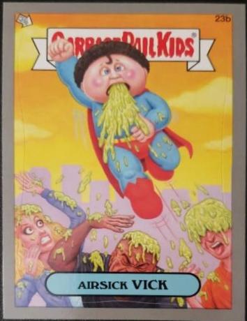 Airsick VICK [Silver] #23b 2012 Garbage Pail Kids