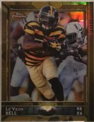 LE'Veon Bell [Gold Refractor] #8 Football Cards 2015 Topps Chrome Mini Prices