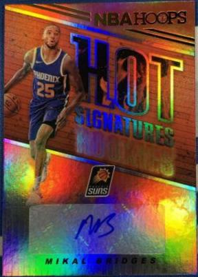 2018-19 NBA Hoops Mikal Bridges Hot Signatures popular AUTO RC Suns