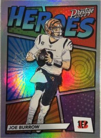 Joe Burrow #H-2 Football Cards 2022 Panini Prestige Heroes