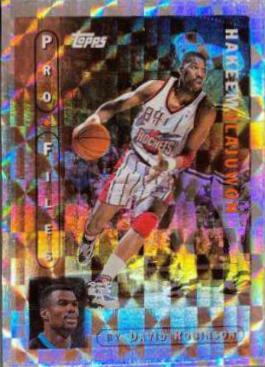 Hakeem Olajuwon #PF-19 Basketball Cards 1996 Topps Pro Files