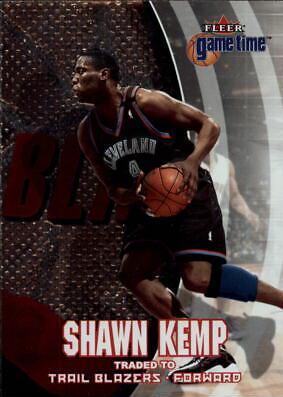 Shawn Kemp #25 Basketball Cards 2000 Fleer Game Time