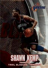 Shawn Kemp #25 Basketball Cards 2000 Fleer Game Time Prices