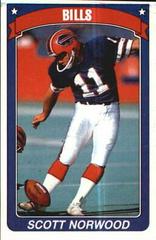 Scott Norwood #8 Football Cards 1990 Panini Sticker Prices