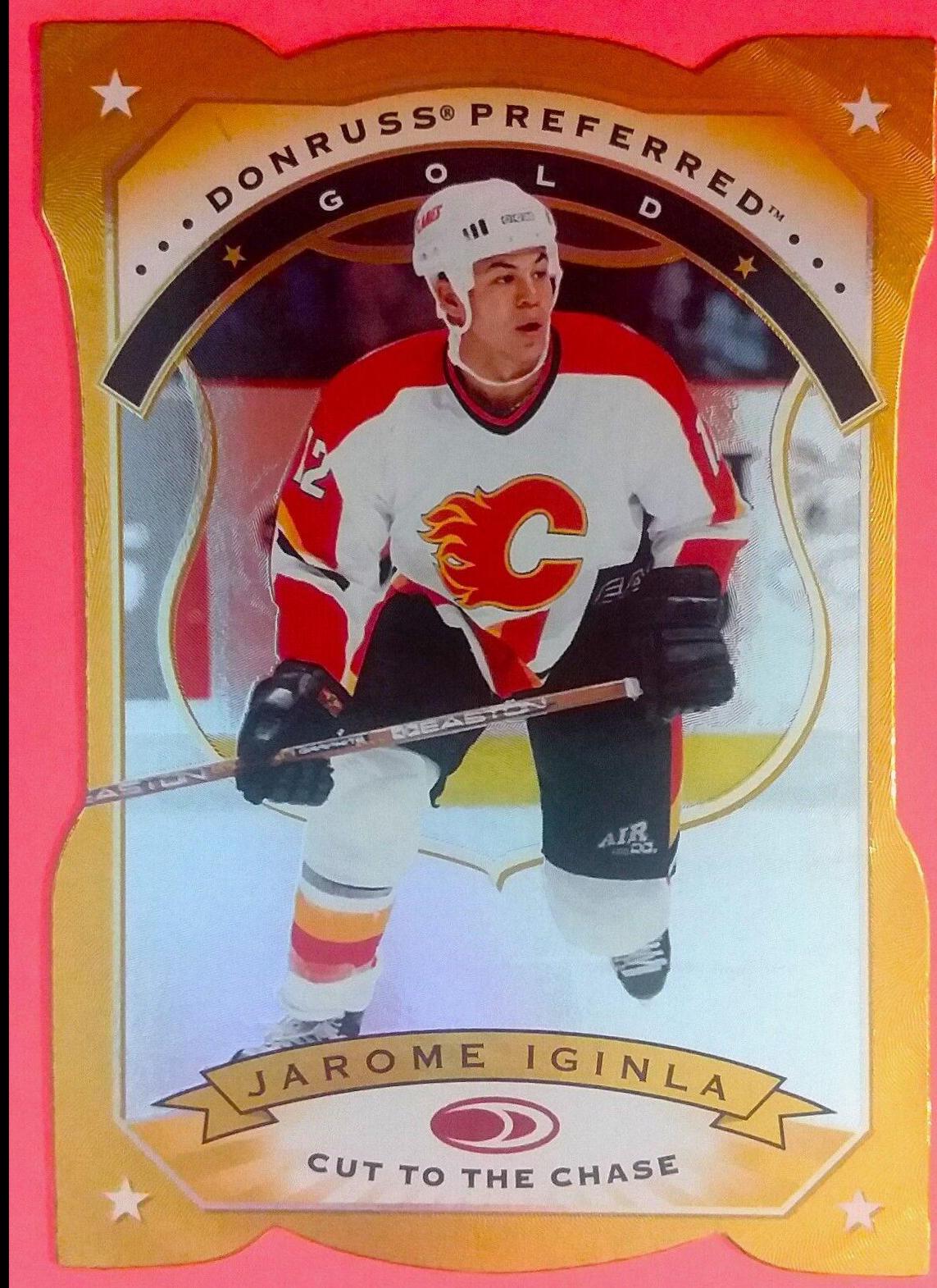 Jarome Iginla [Cut to the Chase] #17 Hockey Cards 1997 Donruss Preferred