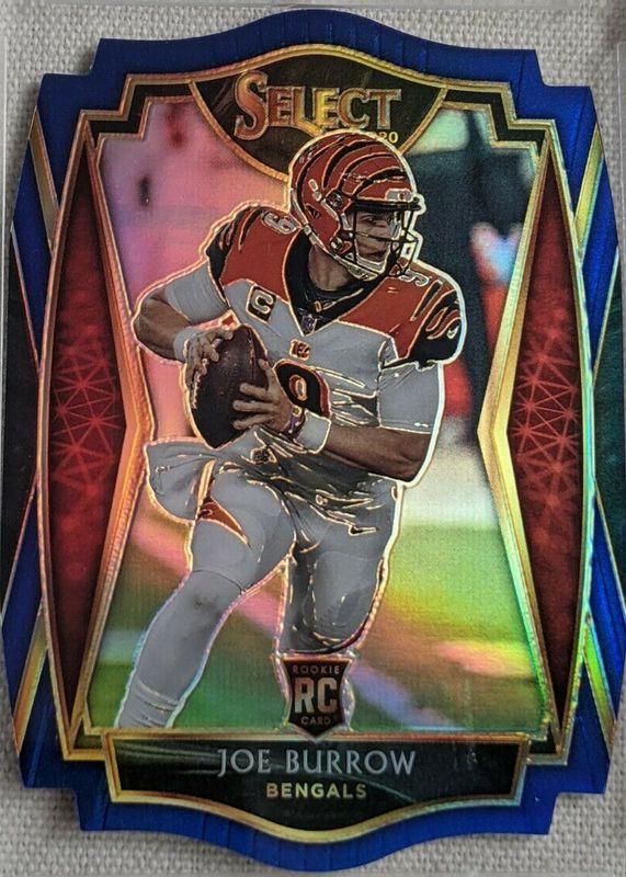 Joe online Burrow Select Light Blue Die Cut Prizm