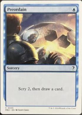 Preordain #35 Magic Mystery Booster 2