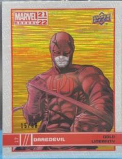 Daredevil [Gold Linearity] #17 Marvel 2021 Upper Deck Annual