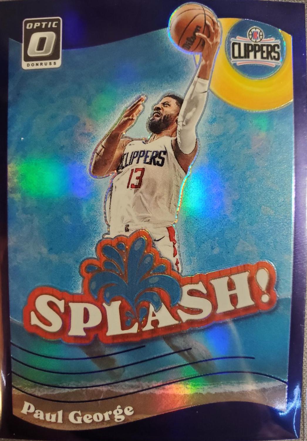 Paul George [Purple] #7 Prices | 2023 Donruss Optic Splash | Basketball ...