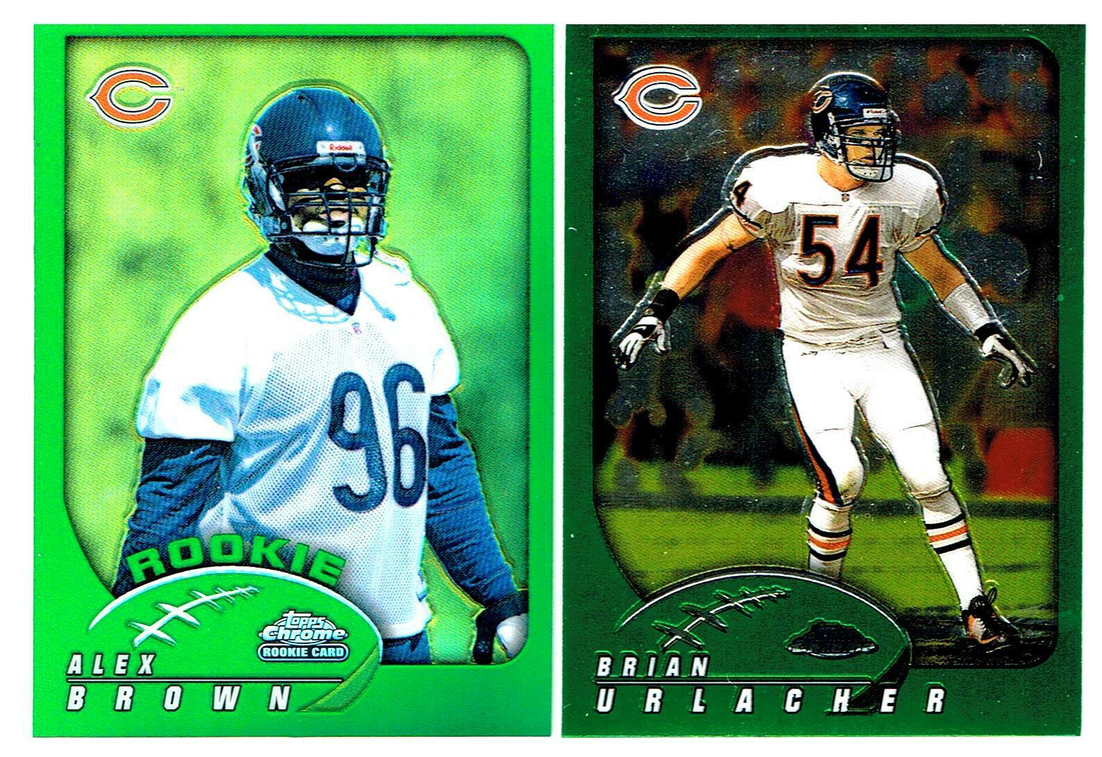 Brian Urlacher #57 Football Cards 2002 Topps Chrome