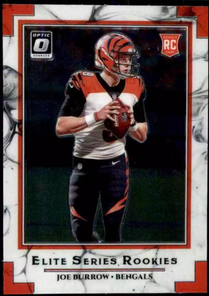 Joe Burrow 2020 Panini Optic Elite Series Rookie Card #ESR-JB hotsell Bengals PSA 10