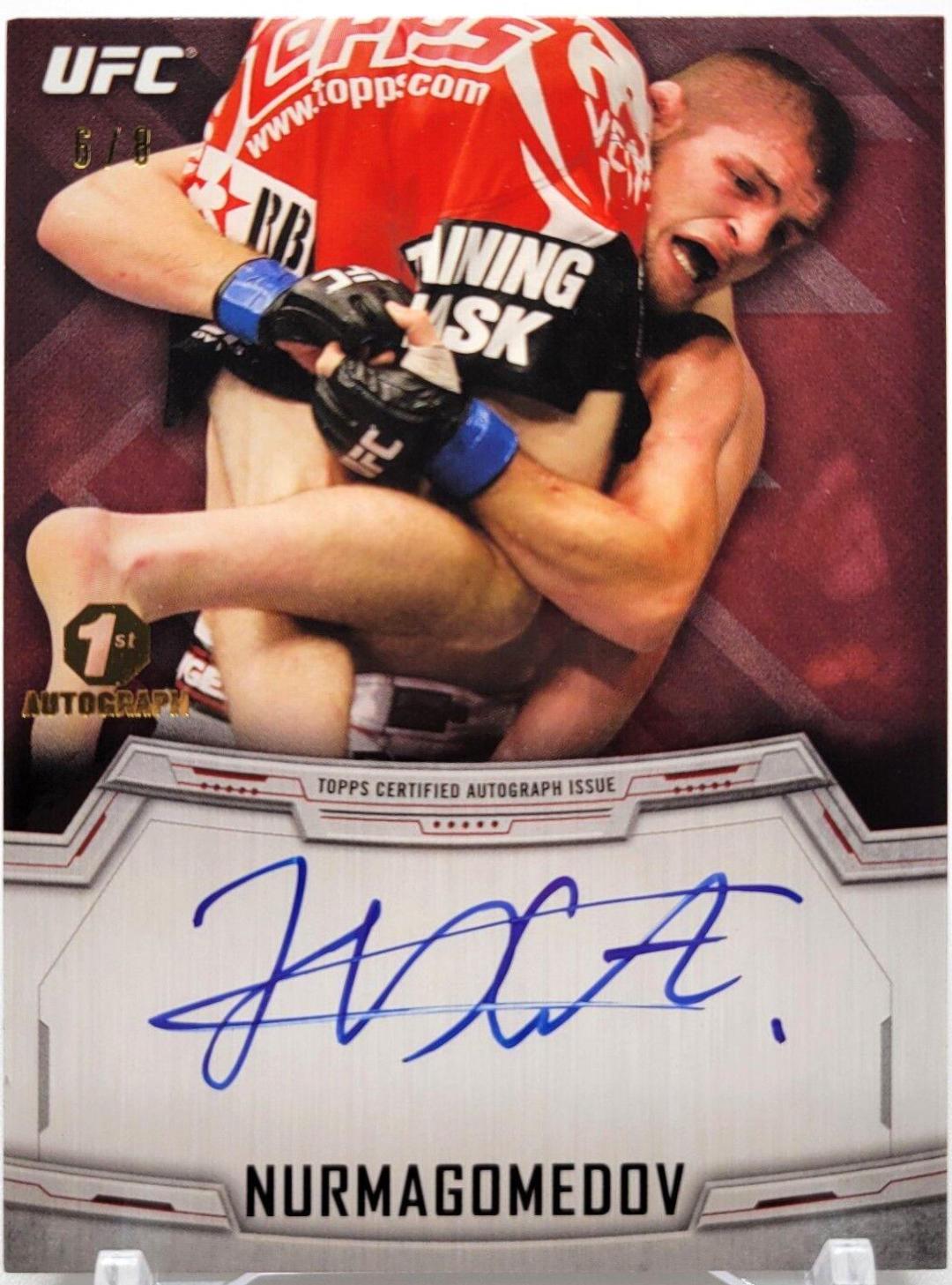 Khabib Nurmagomedov #KA-KN Ufc Cards 2014 Topps UFC Knockout Autographs