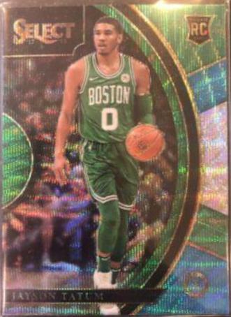 Jayson Tatum [Green Prizm] #93 Basketball Cards 2017 Panini Select