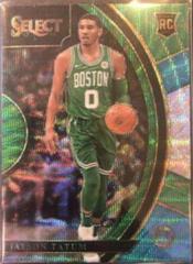 Jayson Tatum [Green Prizm] #93 Basketball Cards 2017 Panini Select Prices