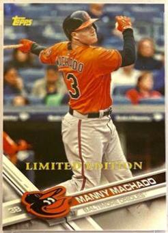 Manny Machado #649 Baseball Cards 2017 Topps Limited Edition