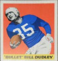 Bill Dudley #36 Football Cards 1948 Leaf