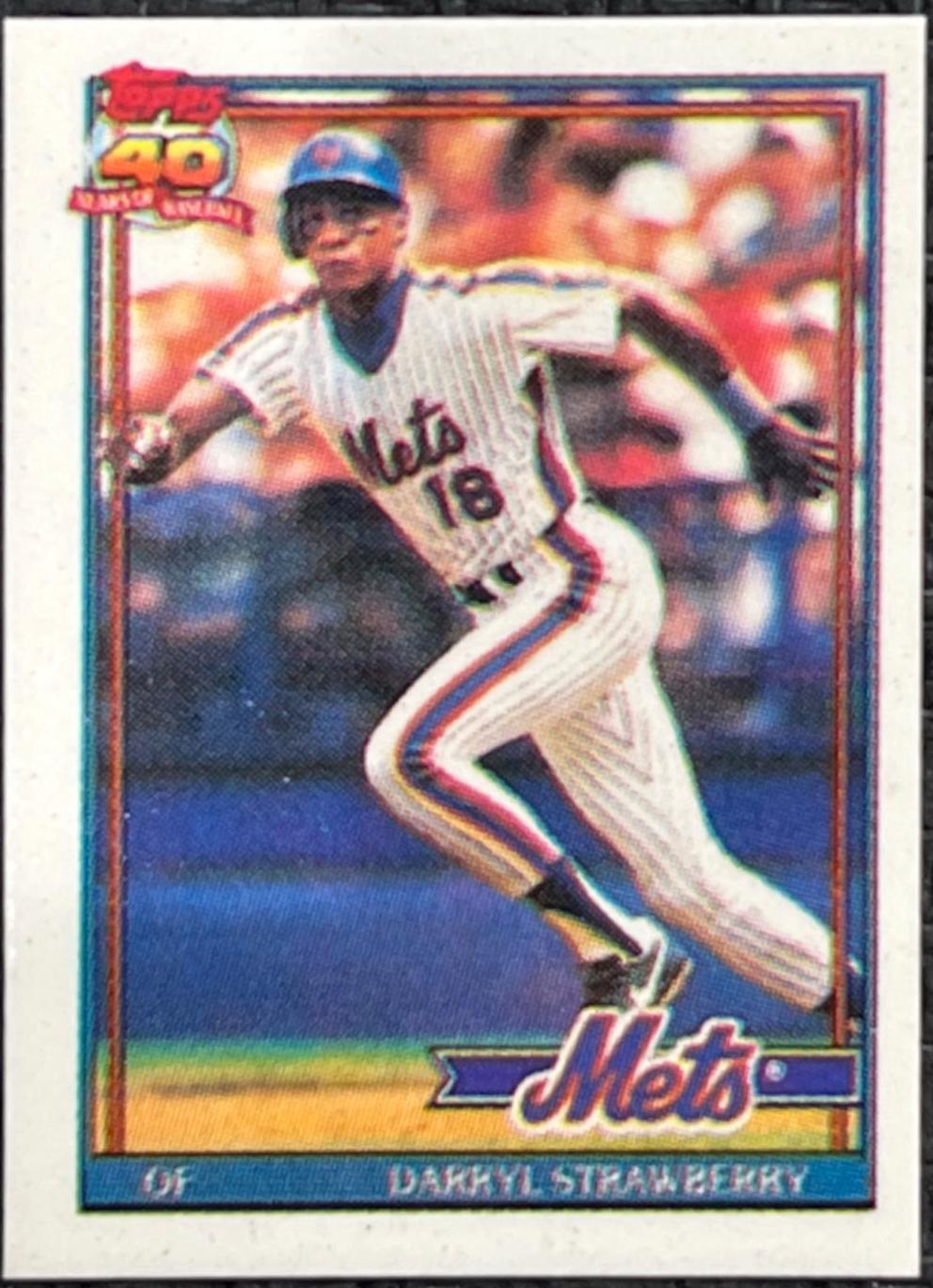 Darryl Strawberry 200 Prices 1991 Topps Micro Baseball Cards