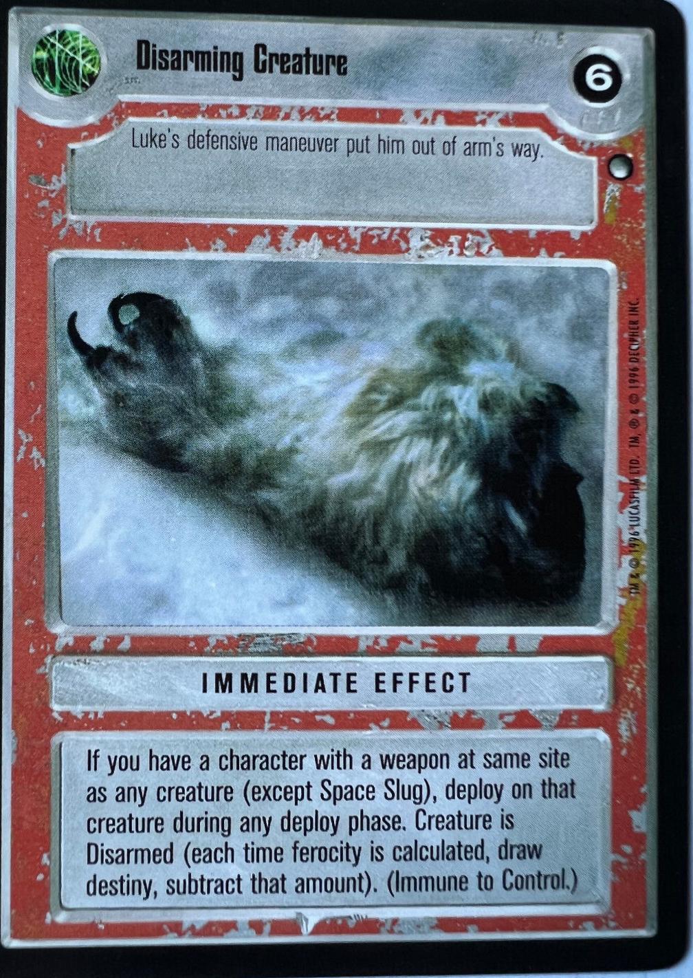 Disarming Creature [Limited] Star Wars CCG Hoth