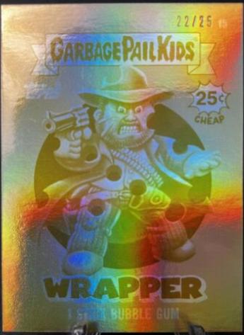 Wrapper [Gold] #15 Garbage Pail Kids 2024 Game Over