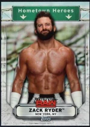 Zack Ryder #HH-39 Wrestling Cards 2019 Topps WWE RAW Hometown Heroes