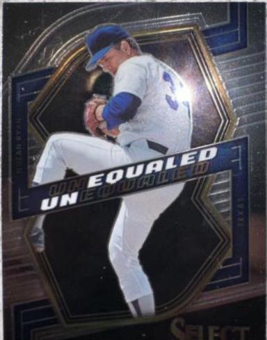 Nolan Ryan [Silver] #UN5 Baseball Cards 2023 Panini Select Unequaled