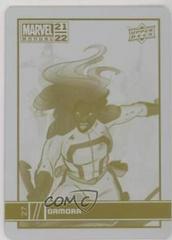 Gamora [Printing Plate] #27 Marvel 2021 Upper Deck Annual Prices