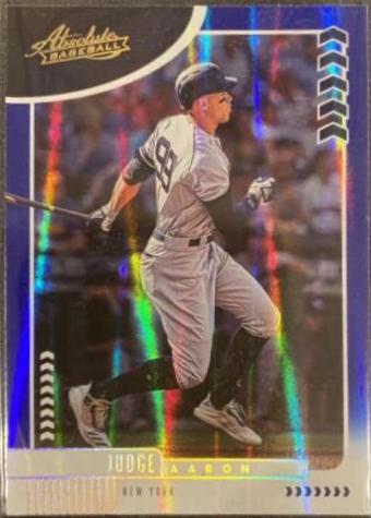 Aaron Judge [Spectrum Blue] #86 Baseball Cards 2020 Panini Absolute