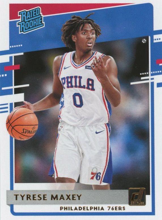 Tyrese Maxey #211 Basketball Cards 2020 Donruss