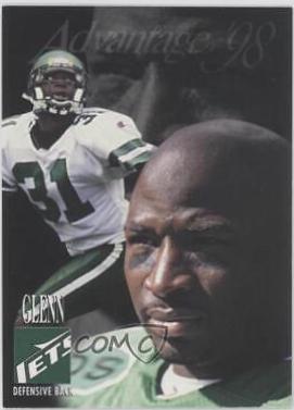 Aaron Glenn #114 Football Cards 1998 Collector's Edge Advantage