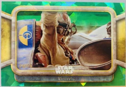 Victory! [Green] #52 Star Wars 2024 Topps Chrome Sapphire