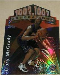 Tracy McGrady [Refractor] #G30 Basketball Cards 1997 Topps Generations