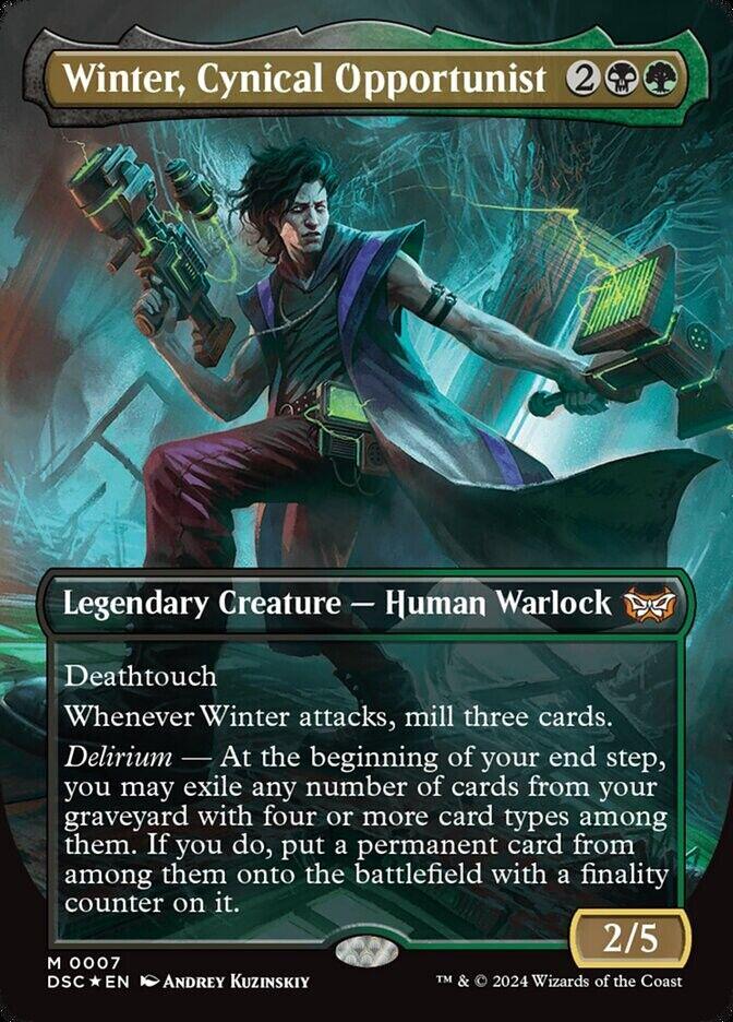 Winter, Cynical Opportunist #7 Magic Duskmourn: House of Horror Commander