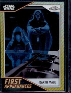 Darth Maul #FA-6 Star Wars 2023 Topps Chrome First Appearance