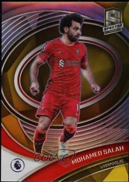 Mohamed Salah [Gold] #260 Soccer Cards 2021 Panini Chronicles Premier League