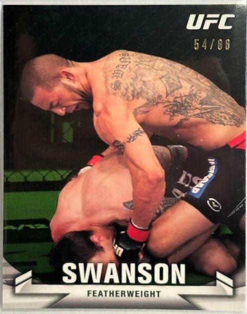 Cub Swanson [Green] #30 Ufc Cards 2013 Topps UFC Knockout