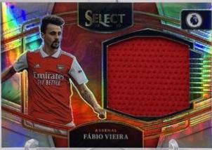 Fabio Vieira #JS-FVI Soccer Cards 2022 Panini Select Premier League Jumbo Swatches