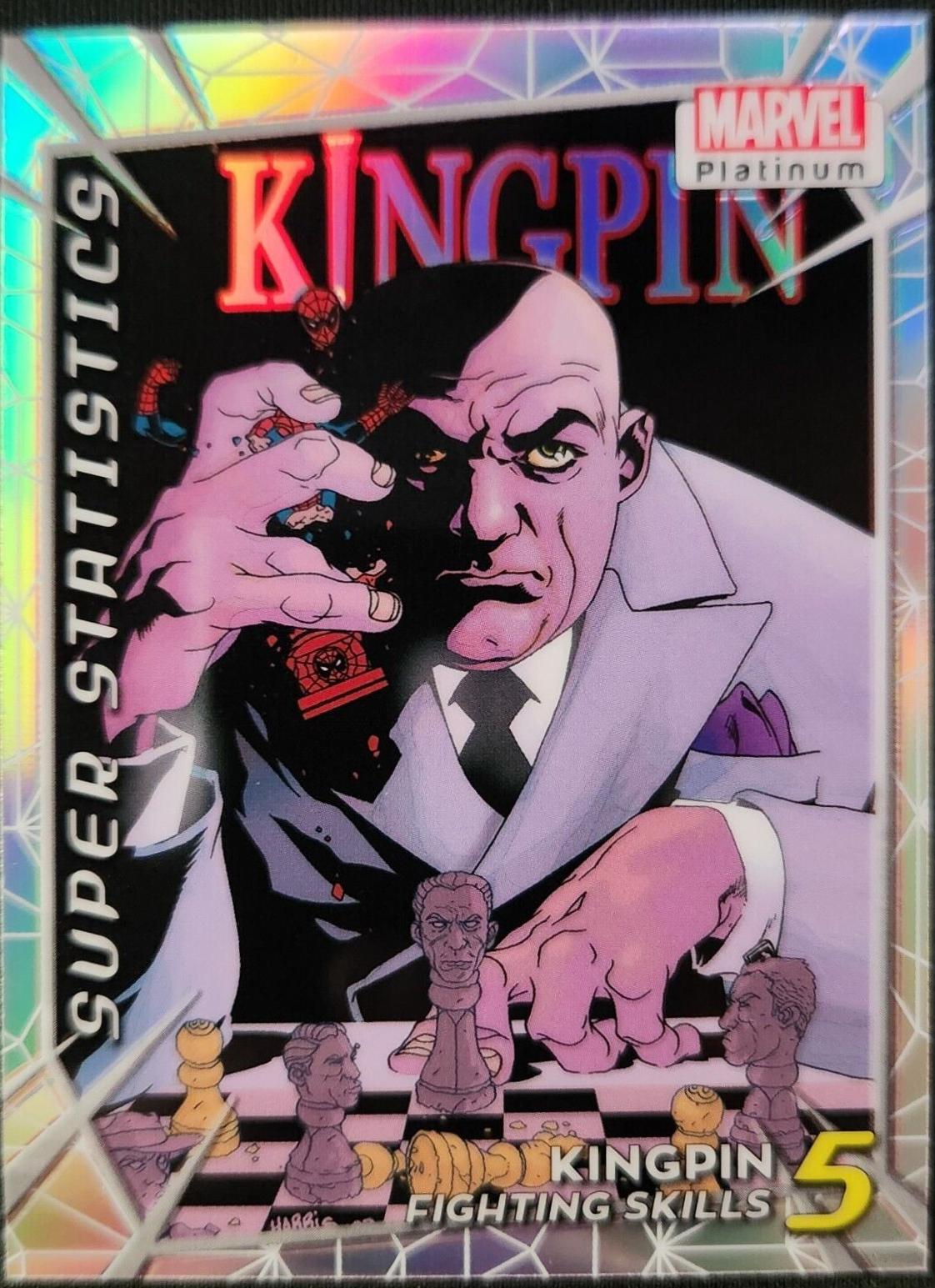 Kingpin [Rainbow] #SS09 Marvel 2023 Upper Deck Platinum Super Statistics