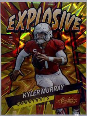 Kyler Murray [Gold] #E7 Football Cards 2022 Panini Absolute Explosive