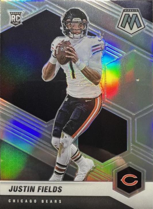 2021 Panini Mosaic Rookie Mosaic deals Reactive Orange #304 Justin Fields SGC 9.5