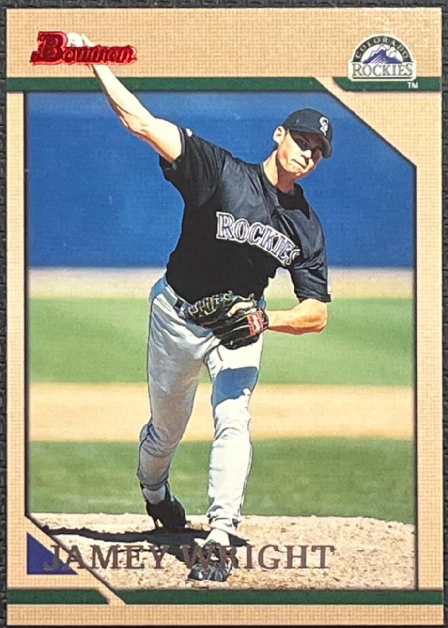 Jamey Wright #137 Baseball Cards 1996 Bowman