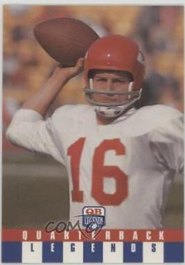 Len Dawson #8 Football Cards 1991 Quarterback Legends