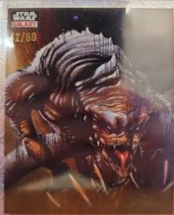 Ravenous Rancor [Mojo Refractor] #19 Star Wars 2023 Topps Chrome Galaxy