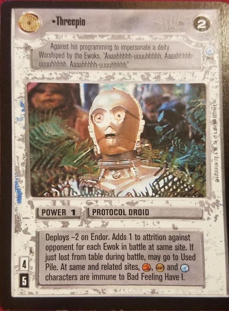 Threepio [Limited] Star Wars CCG Endor